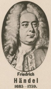 Friedrich Handel (gravura) de English School