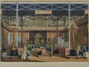 De "Dickinson" s Comprehensive Pictures of the Great Exhibition of 1851 ", publicado em 1854 na Rússia, 1854 de English School