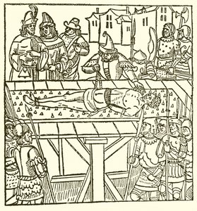 De Queda dos Príncipes de Lydgates, 1494 de English School