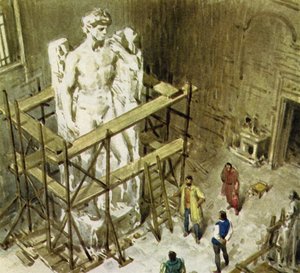 Aus einem riesigen Marmorblock schuf Michelangelo David