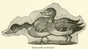 Do mosaico de Avignon (gravura) de English School