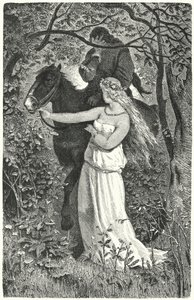 Frontispício de Epopeias e Romances da Idade Média (gravura) de English School