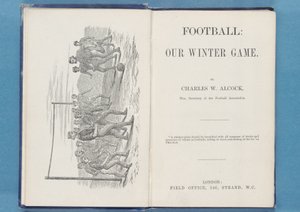 Frontispício do Futebol: Nosso Jogo de Inverno, de Charles W. Alcock, 1874 (ver também 315142 e 315144) de English School