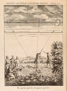 Frontispício de The Method of Fluxons e Infinite Series de Isaac Newton, Londres, 1736