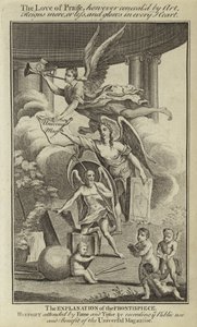 Ilustração do frontispício da revista Universal de English School
