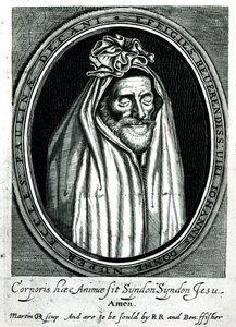 Frontispício das Mortes Duell de John Donne (1572-1631) publicado em 1632 de English School