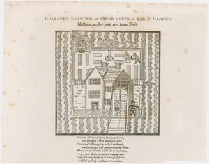 Frontispício de Hollands Leaguer, 1632. Paris Garden de English School