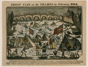 Frost Fair no Tamisa, 1814 de English School