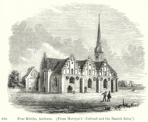 Frue Kirche, Aarhuus (gravura) de English School