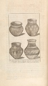 Urnas funerárias, ilustração de obras de Thomas Brown, Londres, 1686 de English School