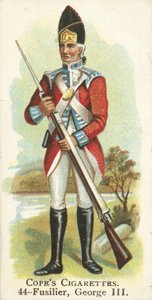 Fusilier, Rei Jorge III (chromolitho) de English School