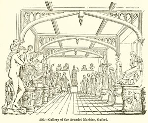 Galeria dos Mármores de Arundel, Oxford (gravura) de English School