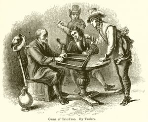 Jogo de Tric-Trac. De Teniers de English School