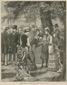 Festa de jardim na Marlborough House em 23 de julho de 1883 de English School