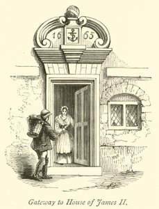 Porta de entrada para a Casa de James II de English School