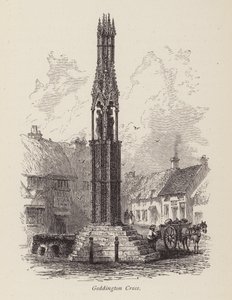 Cruz de Geddington (gravura) de English School