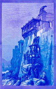 Gansos do Capitólio, ilustração da História de Roma por Victor Duruy, publicada em 1884 (imagem digitalmente melhorada) de English School