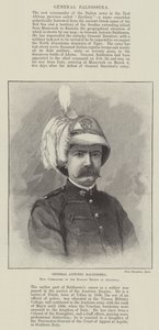 General Antonio Baldissera, Novo Comandante das Tropas Italianas na Abissínia (gravura) de English School