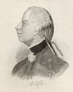 General James Wolfe, do &39;Crabb&39;s Historical Dictionary&39;, publicado em 1825 de English School