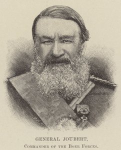 General Joubert, Comandante das Forças Bôeres (gravura) de English School
