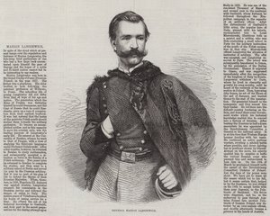 General Marian Langiewicz (gravura) de English School