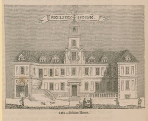 Vista geral da casa de Belsize de English School