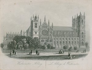Visão geral, de, abadia westminster de English School