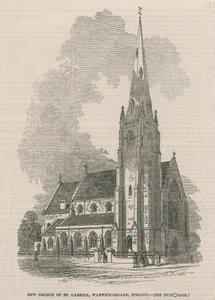 Vista geral da nova igreja de São Gabriel de English School