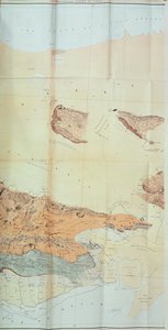 Mapa Geológico do Deserto de Cutch, 1870