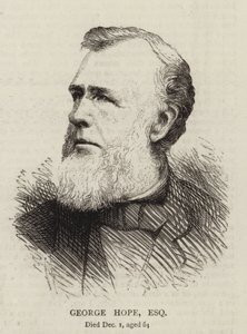 George Hope, Esquire (gravura) de English School