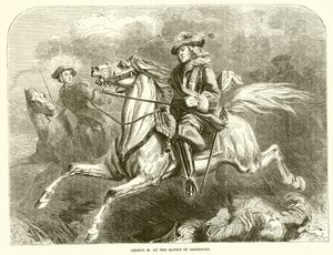 George II. na batalha de Dettingen