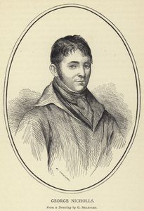 George Nicholls, de um desenho de G Sharples de English School