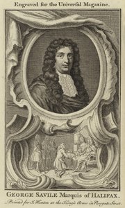 George Saville, Marquês de Halifax de English School