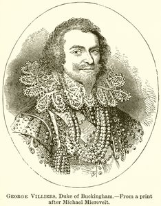 George Villiers, duque de Buckingham de English School
