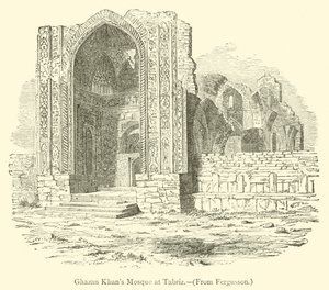 Mesquita de Ghazan Khan em Tabriz (gravura) de English School