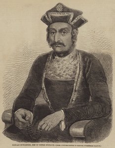 Gholam Mohammed, Filho de Tippoo Sultaun (gravura) de English School