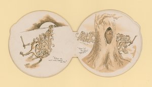 Fantasmas - macacos e coruja de English School