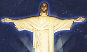 Figura gigante de Cristo