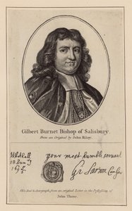 Gilbert Burnet, bispo de Salisbury de English School