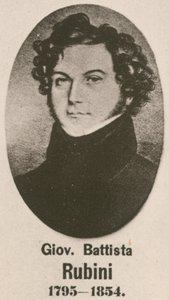 Giovanni Battista Rubini (gravura) de English School