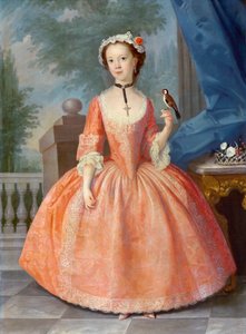 Menina em rosa, c.1740s de English School