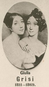Giulia Grisi (gravura) de English School