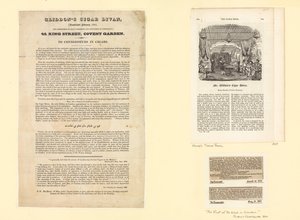 Gliddons Cigar Divan, fundado em fevereiro de 1825 de English School