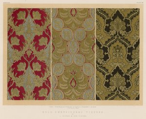 Tecidos bordados a ouro por J Lehman and Son, Vienna de English School