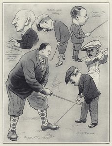 Golf Caricaturas Clubland de English School