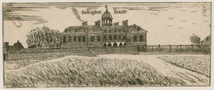 Goring House, mais tarde Arlington House, no local do Palácio de Buckingham de English School