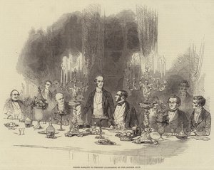 Grande Banquete ao Visconde de Palmerston pelo Clube da Reforma de English School