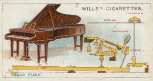 Grand Piano (chromolitho) de English School