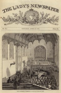 Grande conferência de dissidentes em Crosby Hall, Londres, 1847 de English School