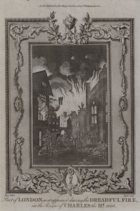 Grande incêndio de Londres, 1666 de English School